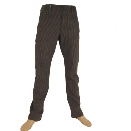 Chervo Herren Hose Salio 37D braun/grau gestreift Chervo Herren Hose Salio 37D braun/grau gestreift