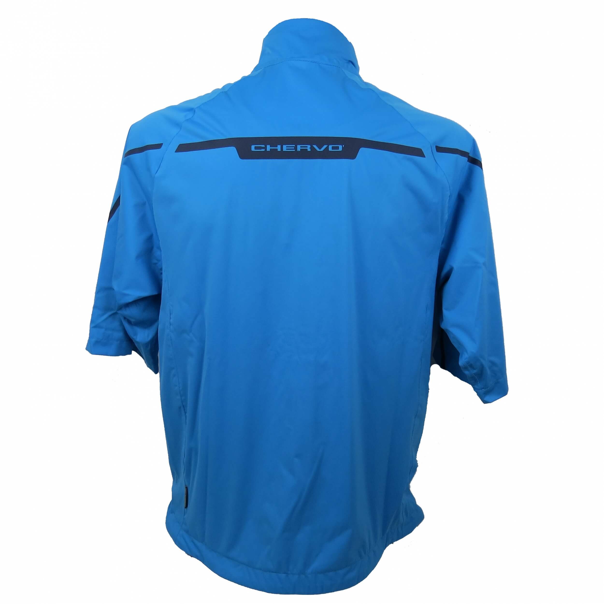 Chervo Golf Mens short Sleeve Slicker Aqua Block Merci Turquoise 574 Size 50 | eBay