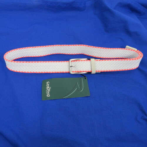 Chervo Gürtel Usun AL5 weiß neon orange Chervo Gürtel Usun AL5 weiß neon orange