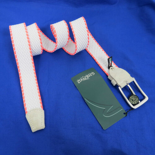 Chervo Gürtel Usun AL5 weiß neon orange