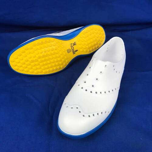 Biion Golfschuhe Oxford Brights weiß blau BOB-1019 Biion Golfschuhe Oxford Brights weiß blau BOB-1019