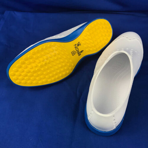 Biion Golfschuhe Oxford Brights weiß blau BOB-1019