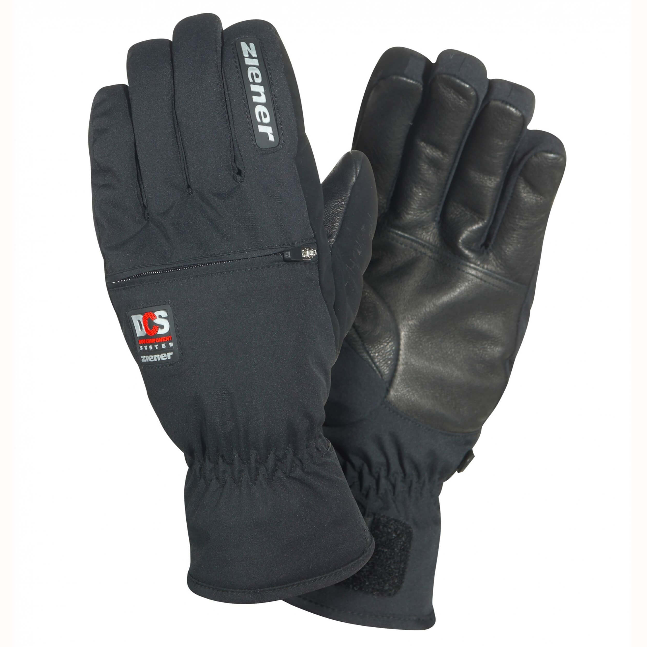 ZIENER Ski Handschuhe extra warm Galliano DCS 12 schwarz