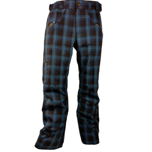 ZIENER Herren Skihose Tream blau kariert 980 ZIENER Herren Skihose Tream blau kariert 980