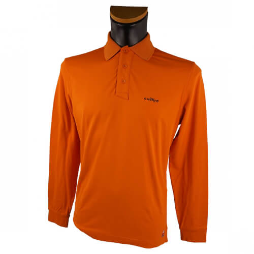 Chervo Herren Polo lang Arm Anguy 364 orange 2.Wahl Chervo Herren Polo lang Arm Anguy 364 orange 2.Wahl