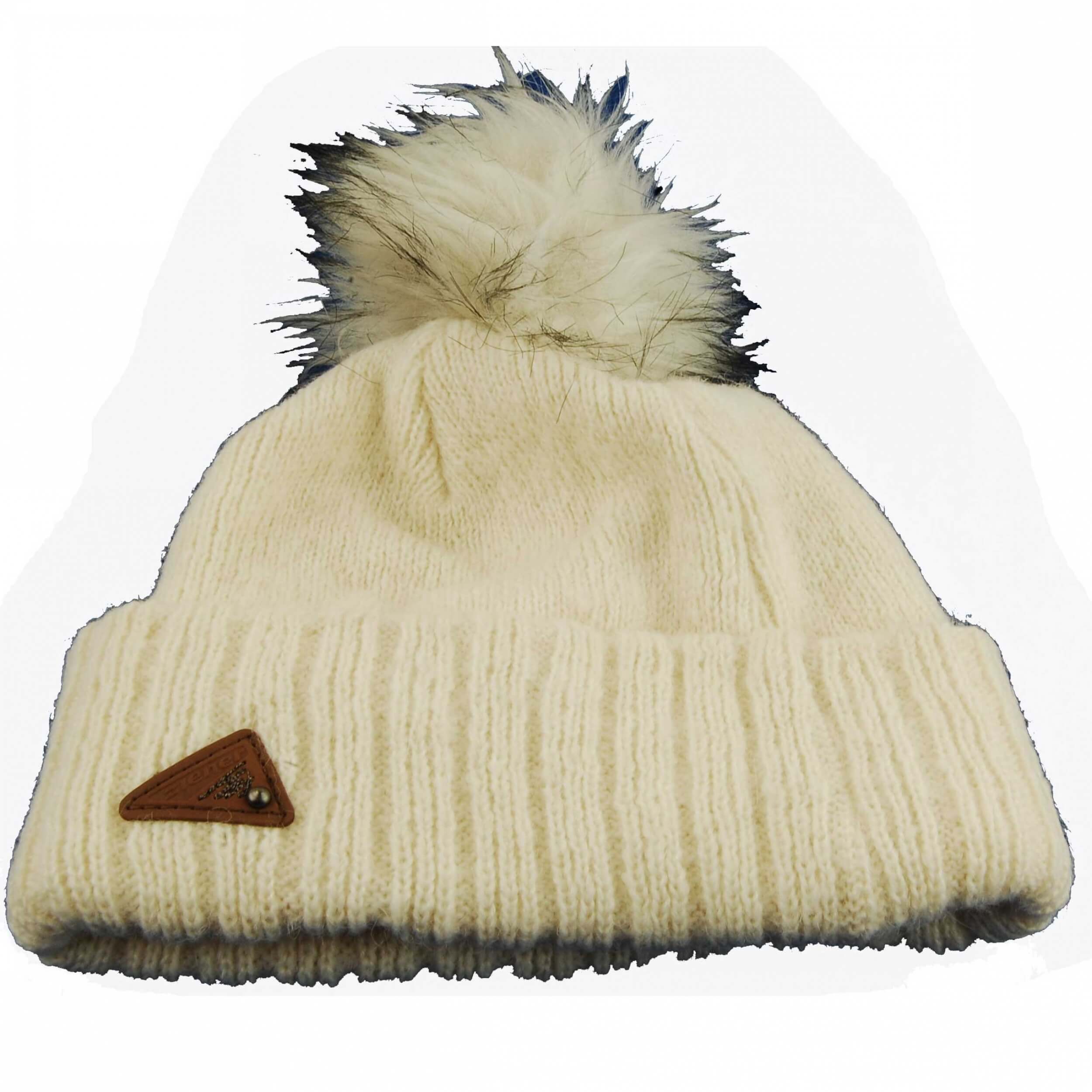 ZIENER Damen Strickmütze Iritawa weiß 01