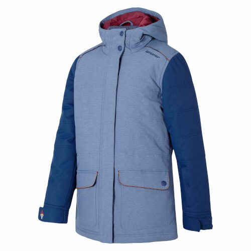 ZIENER Kinder Skijacke Ylvie blau 842 ZIENER Kinder Skijacke Ylvie blau 842
