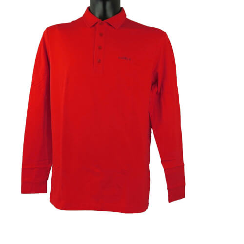 Chervo Herren Polo lang Arm Aurucon rot 850 2.Wahl Chervo Herren Polo lang Arm Aurucon rot 850 2.Wahl