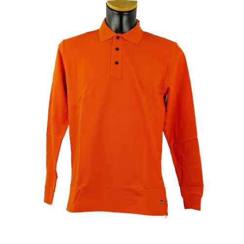 Chervo Herren Polo lang Arm Albino orange 363 Chervo Herren Polo lang Arm Albino orange 363