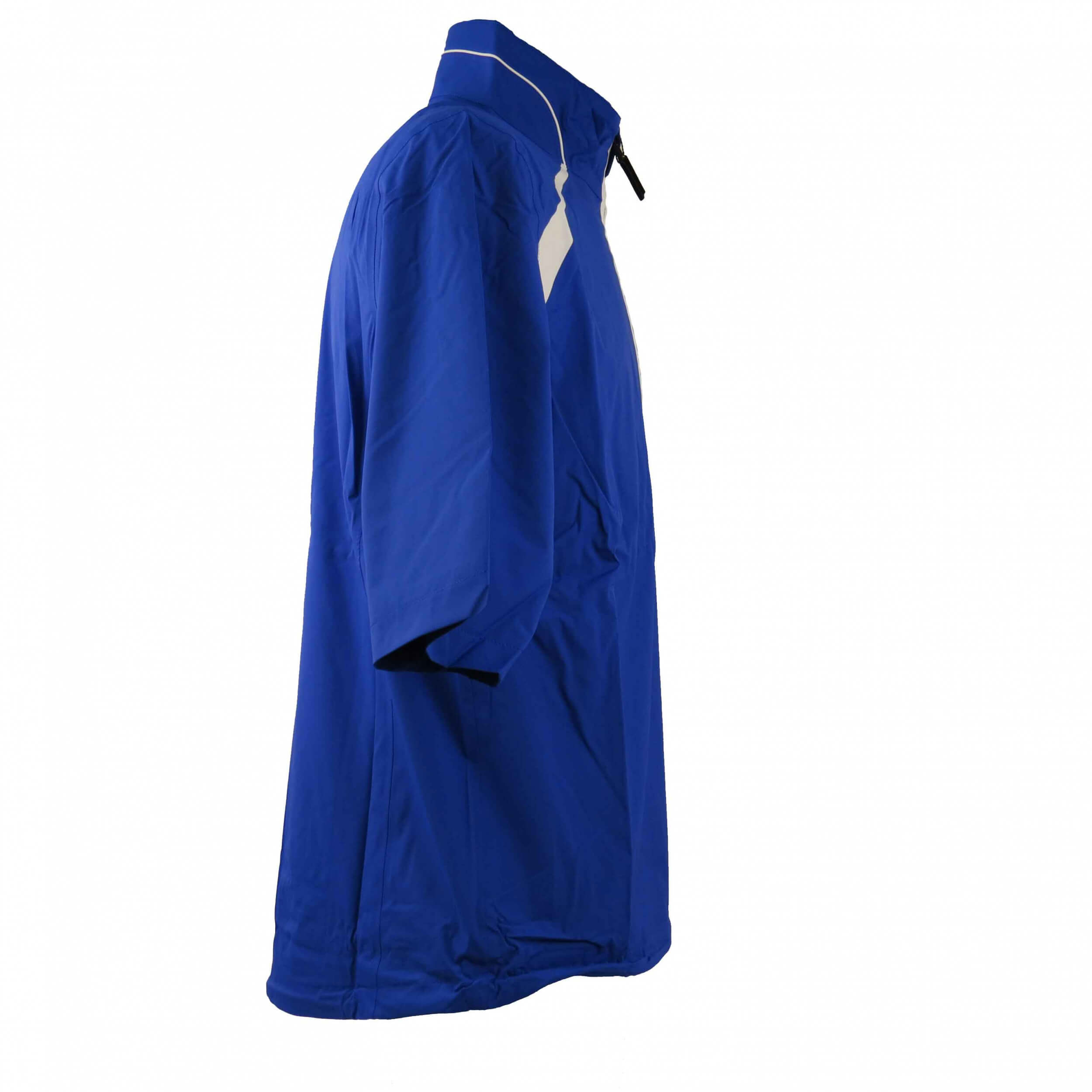 Chervo kurz Arm Regenshirt Ringer AQUA BLOCK blau 594