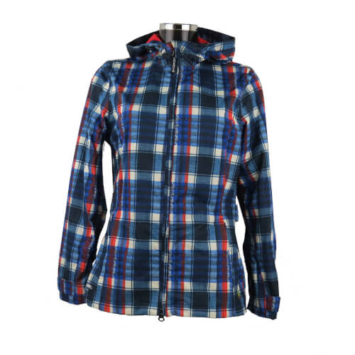 Chervo Damen Regenjacke Mocio AQUA BLOCK blau kariert 64E Chervo Damen Regenjacke Mocio AQUA BLOCK blau kariert 64E