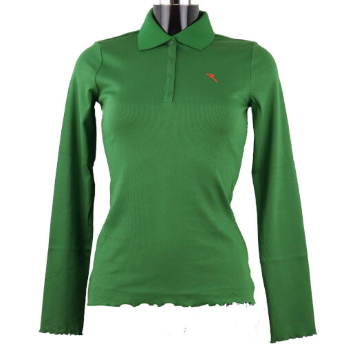 Chervo Damen Polo lang Arm COMFORT Astir grün 696 Chervo Damen Polo lang Arm COMFORT Astir grün 696