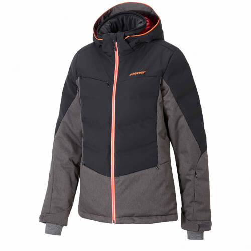 ZIENER Damen Skijacke Taranis grau schwarz 858 ZIENER Damen Skijacke Taranis grau schwarz 858