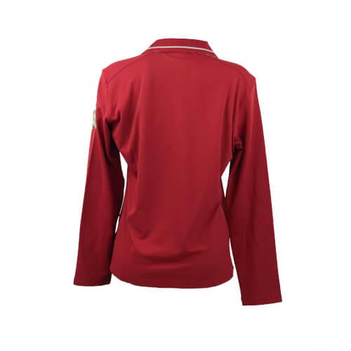 Chervo Damen Polo lang Arm PRO THERM Archetto rostrot 847