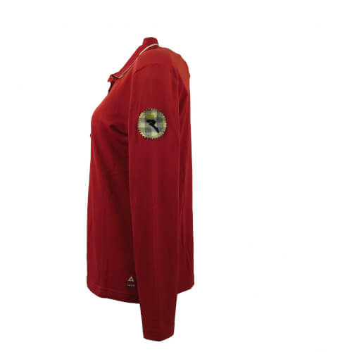 Chervo Damen Polo lang Arm PRO THERM Archetto rostrot 847