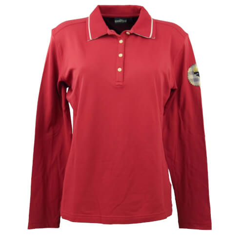 Chervo Damen Polo lang Arm PRO THERM Archetto rostrot 847