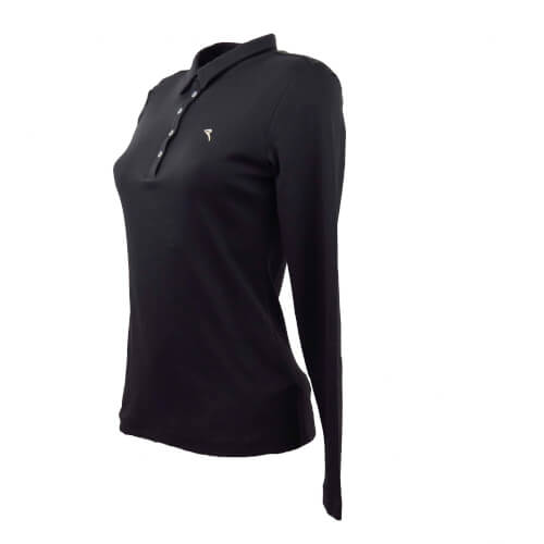 Chervo Damen Polo lang Arm COMFORT Ansa braun 494 Chervo Damen Polo lang Arm COMFORT Ansa braun 494