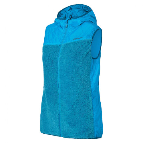ZIENER Damen Teddy Fleece Weste Jarra blau 230 ZIENER Damen Teddy Fleece Weste Jarra blau 230