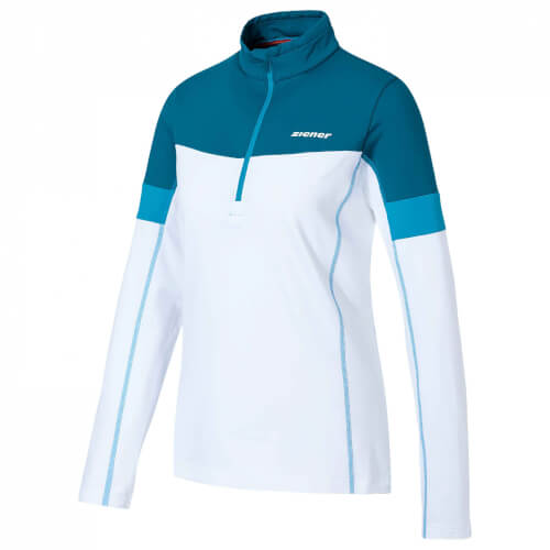 ZIENER Damen Unterzieher Joena weiß blau 01 ZIENER Damen Unterzieher Joena weiß blau 01