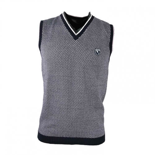 Chervo Herren Strick Pullunder Nuster blau 2.Wahl Chervo Herren Strick Pullunder Nuster blau 2.Wahl