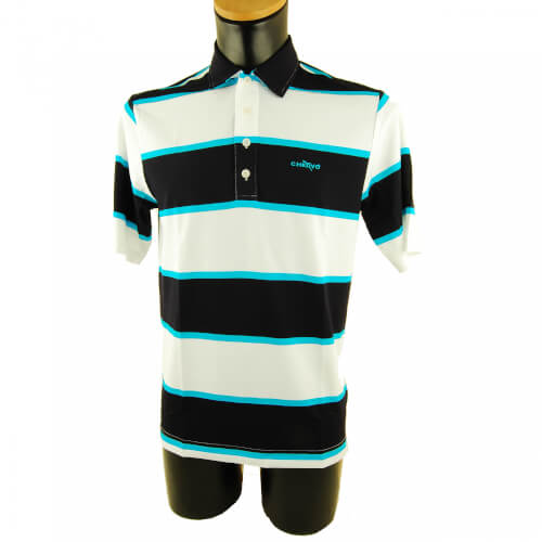 Chervo Herren Polo Aurus DRY MATIC 990 navy gestreift Chervo Herren Polo Aurus DRY MATIC 990 navy gestreift