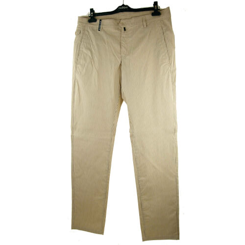 Chervo Herren Hose Schivo beige gestreift 991 Chervo Herren Hose Schivo beige gestreift 991