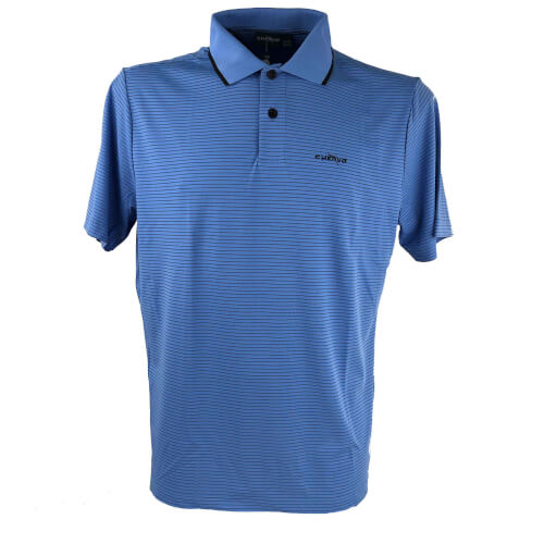 Chervo Herren Polo Asperula Sun Block blau gestreift 2.Wahl Chervo Herren Polo Asperula Sun Block blau gestreift 2.Wahl