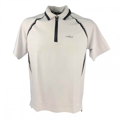 Chervo Herren Polo Affirm Sun Block hellgrau 198 neu Chervo Herren Polo Affirm Sun Block hellgrau 198 neu
