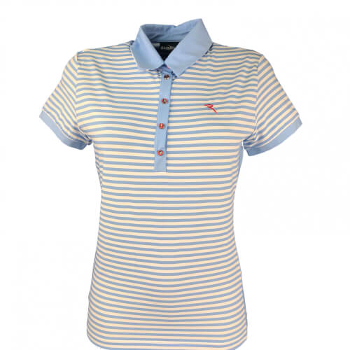 Chervo Damen Polo Ancilla DRY MATIC blau weiß 21E Chervo Damen Polo Ancilla DRY MATIC blau weiß 21E