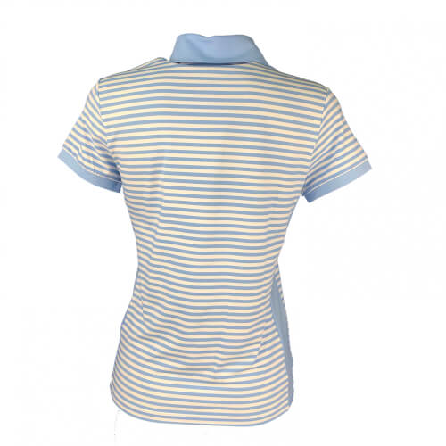 Chervo Damen Polo Ancilla DRY MATIC blau weiß 21E 
