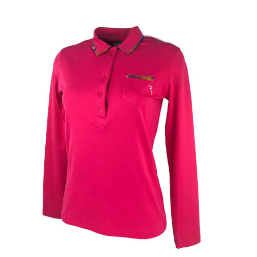 Chervo lang Arm Damen Polo Alize SUN BLOCK pink 742 neu Chervo lang Arm Damen Polo Alize SUN BLOCK pink 742 neu