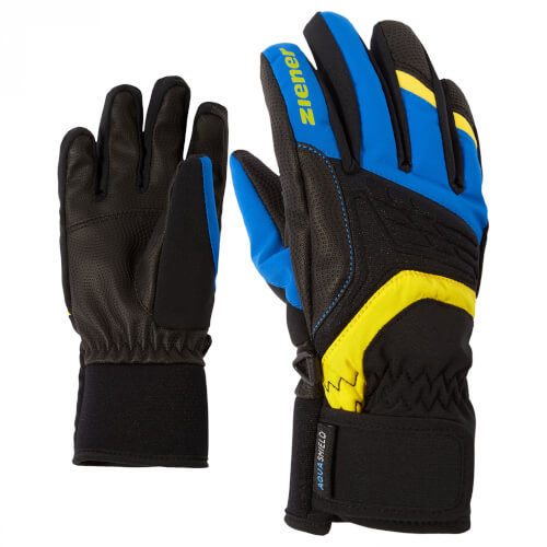 ZIENER Kinder Skihandschuhe Lump AS AQUASHIELD blau schwarz 798 ZIENER Kinder Skihandschuhe Lump AS AQUASHIELD blau schwarz 798