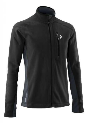 Peak Performance Herren Fleecejacke Lead schwarz 050 Peak Performance Herren Fleecejacke Lead schwarz 050