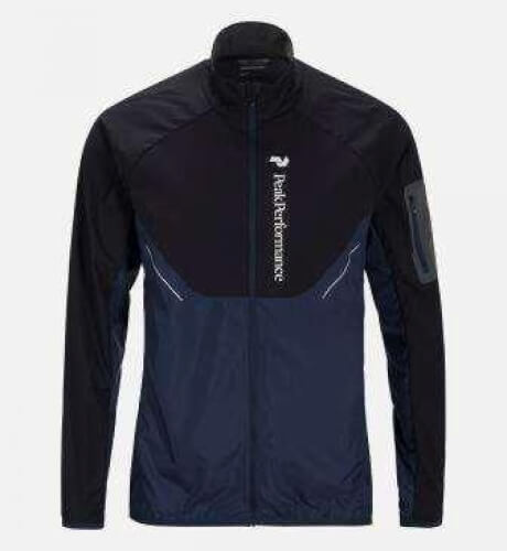 Peak Performance Herren Laufjacke Focal schwarz blau 2X4 Peak Performance Herren Laufjacke Focal schwarz blau 2X4