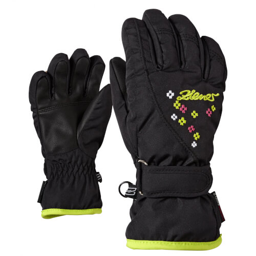 ZIENER Kinder Handschuhe Limonia Girls schwarz 12 ZIENER Kinder Handschuhe Limonia Girls schwarz 12