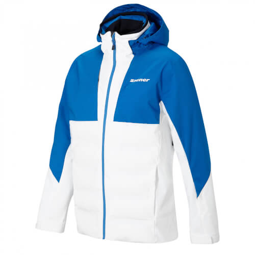 ZIENER Herren AQUA SHIELD Skijacke Tamar weiß blau 01 ZIENER Herren AQUA SHIELD Skijacke Tamar weiß blau 01