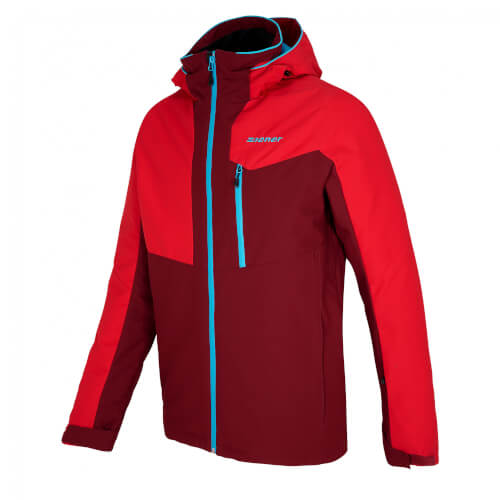 ZIENER Herren AQUA SHIELD Skijacke Paron burgund 237 ZIENER Herren AQUA SHIELD Skijacke Paron burgund 237