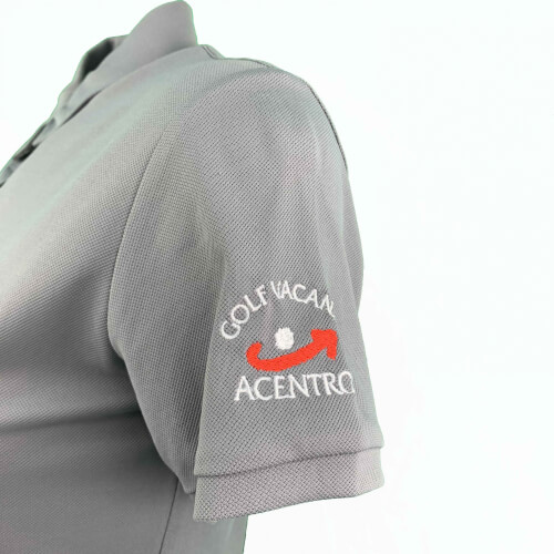 Chervo Damen Polo Acentra DRY MATIC grau 2.Wahl