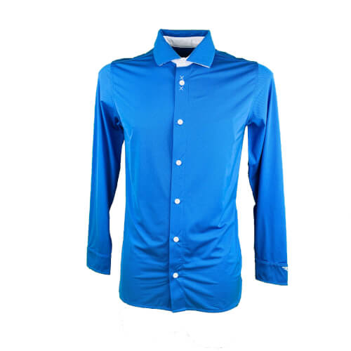 Chervo Herren lang Arm Hemd Davide DRY MATIC blau 2.Wahl Chervo Herren lang Arm Hemd Davide DRY MATIC blau 2.Wahl