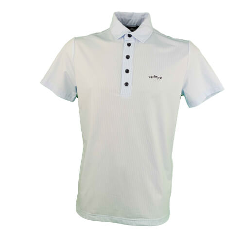 Chervo Herren Polo Aggiunta DRY MATIC weiß blau gestreift 2.Wahl Chervo Herren Polo Aggiunta DRY MATIC weiß blau gestreift 2.Wahl