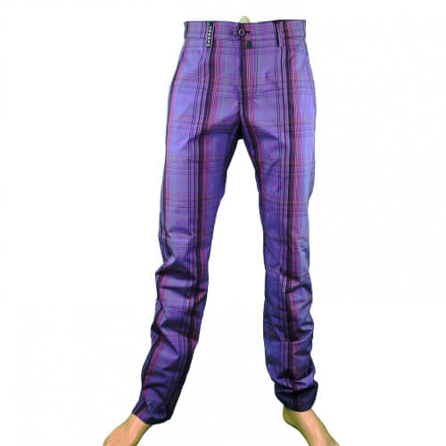 Chervo Herren Hose SUN BLOCK Schivo lila kariert 996 Chervo Herren Hose SUN BLOCK Schivo lila kariert 996
