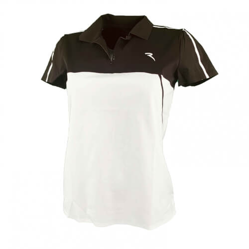 Chervo Damen Polo Aisha SUN BLOCK weiß schwarz 100 Chervo Damen Polo Aisha SUN BLOCK weiß schwarz 100