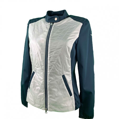 Chervo Damen Steppjacke WIND LOcK Magda navy weiß 100 Chervo Damen Steppjacke WIND LOcK Magda navy weiß 100