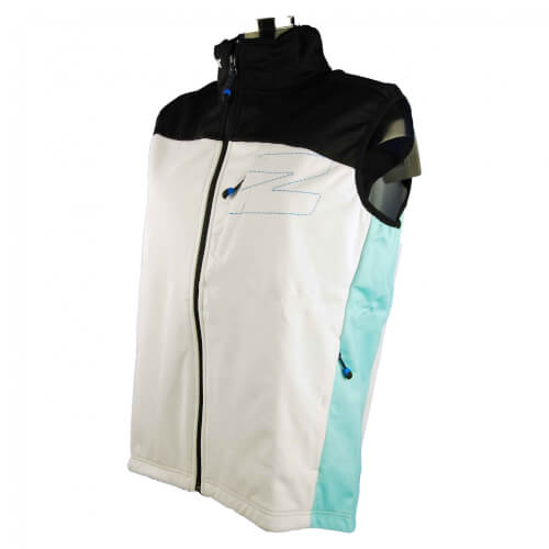 ZIENER Herren Softshellweste RCE WINDSHIELD weiß schwarz ZIENER Herren Softshellweste RCE WINDSHIELD weiß schwarz