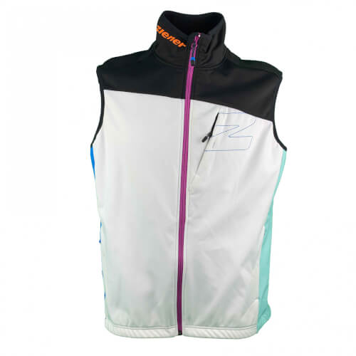 ZIENER Herren Softshellweste RCE WINDSHIELD weiß lila ZIENER Herren Softshellweste RCE WINDSHIELD weiß lila