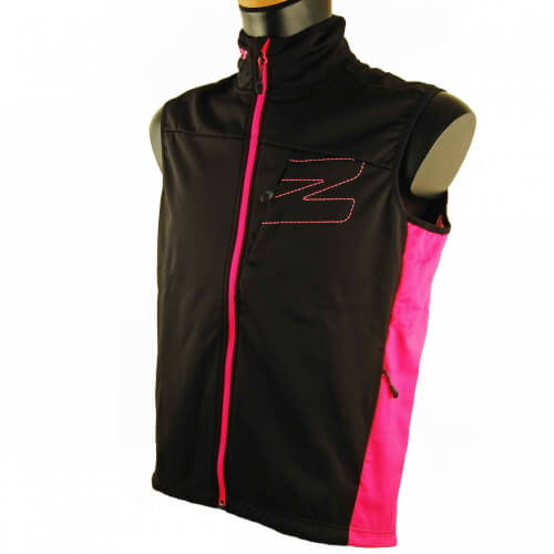 ZIENER Softshellweste RCE WINDSHIELD schwarz pink ZIENER Softshellweste RCE WINDSHIELD schwarz pink