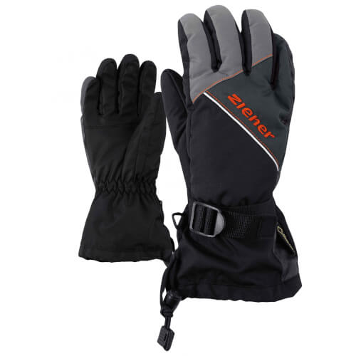 ZIENER Kinder Skihandschuhe Lowis GTX GORETEX schwarz graphite1215 ZIENER Kinder Skihandschuhe Lowis GTX GORETEX schwarz graphite1215