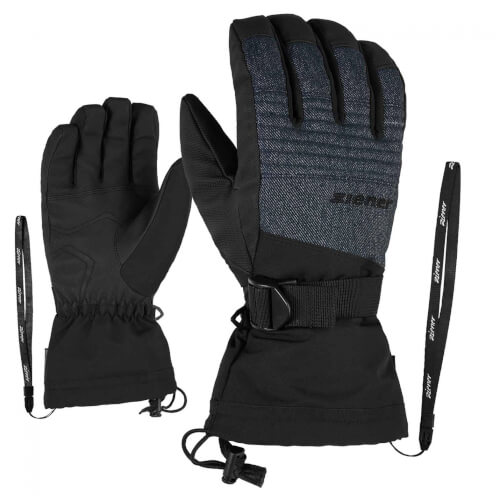 ZIENER Ski Handschuhe Gannik AQUASHIELD grau 922 ZIENER Ski Handschuhe Gannik AQUASHIELD grau 922
