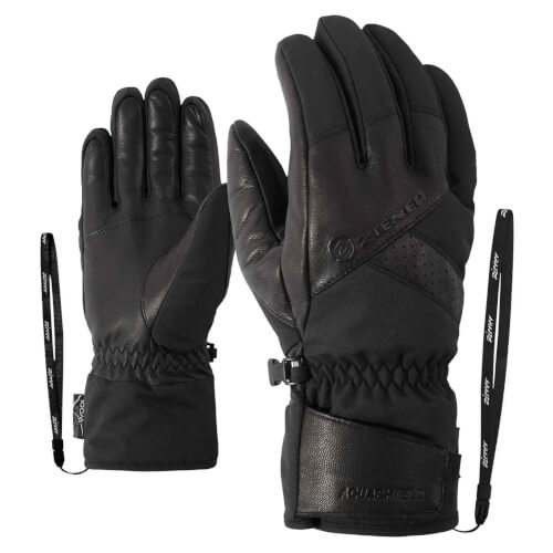 ZIENER Ski Handschuhe Getter Thermo Shield schwarz 12