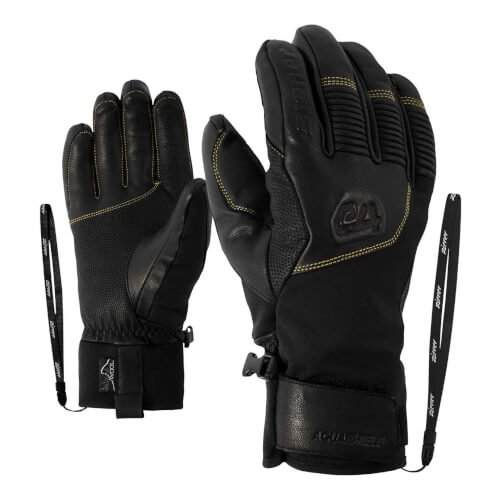 ZIENER Ski Handschuhe Ganzenberg Thermo Shield schwarz 12218 ZIENER Ski Handschuhe Ganzenberg Thermo Shield schwarz 12218